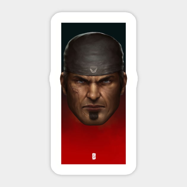 Marcus Fenix Sticker by THEGAMEWORLD